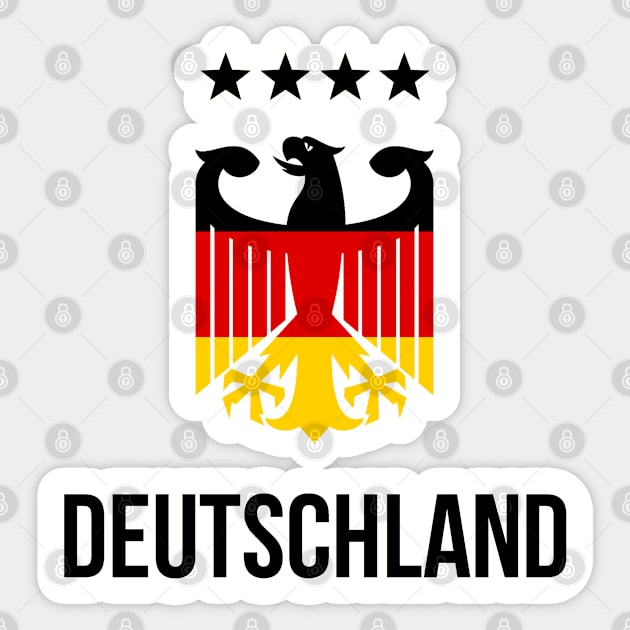 Deutschland Deutsch Sticker by VRedBaller